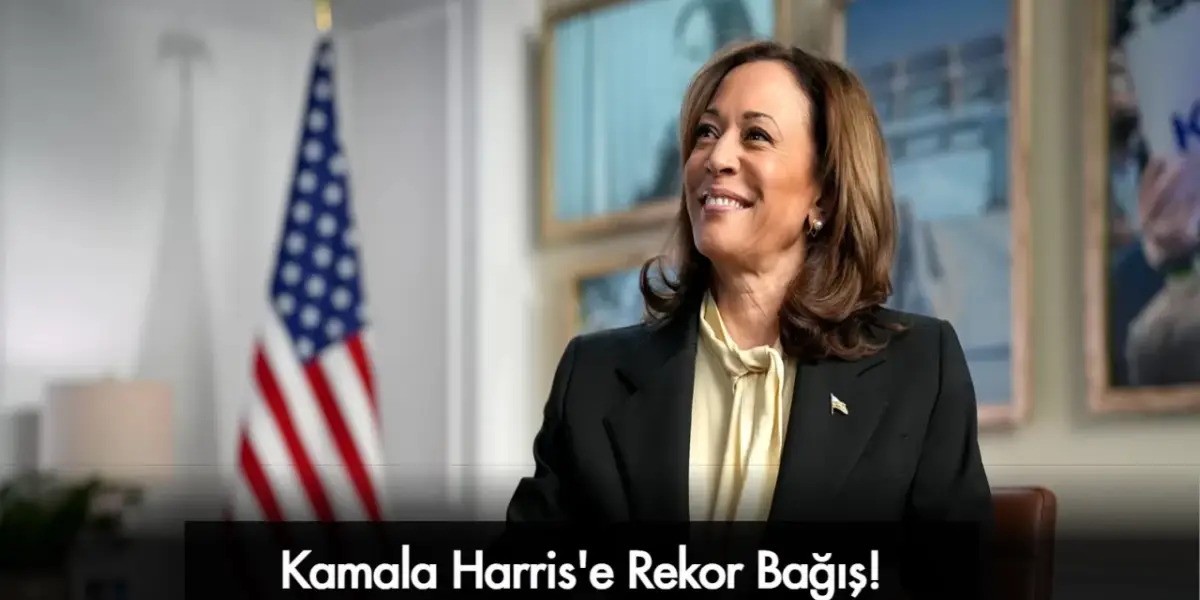Kamala Harris 500 Milyon Dolar Rekor Bağış Topladı