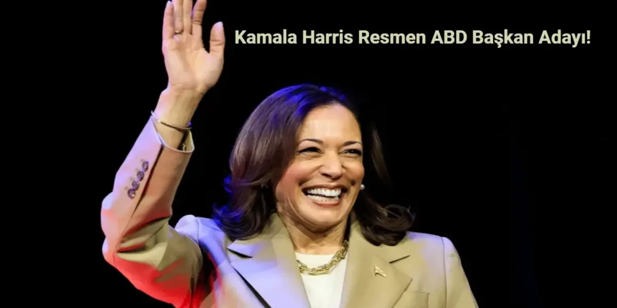 Kamala Harris Resmen ABD Başkan Adayı!