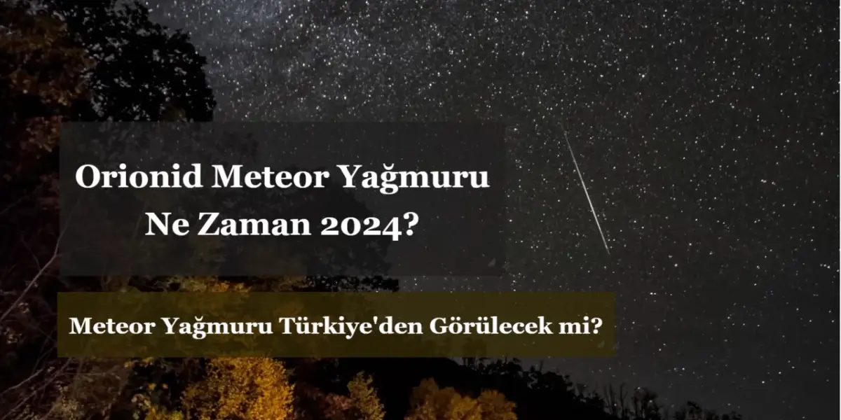 Orionid Meteor Yağmuru Ne Zaman 2024? Meteor Yağmuru Türkiye'den Görülecek mi?