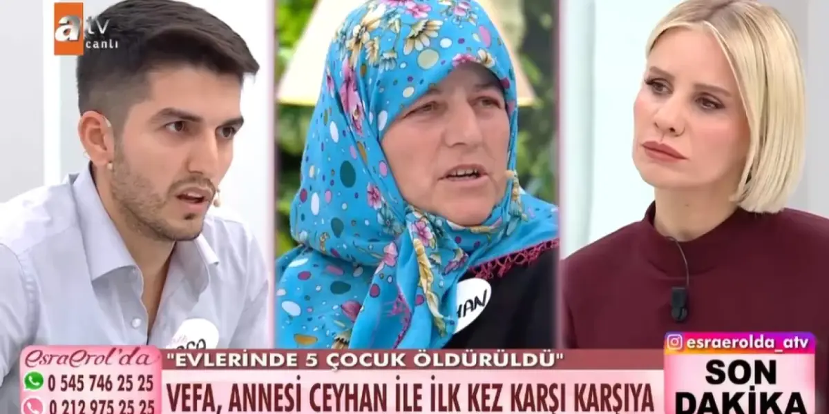 Vefa Keskin ile Annesi Ceyhan Keskin Esra Erol'da Yüzleşti: "Sen de Yargılanacaksın!"