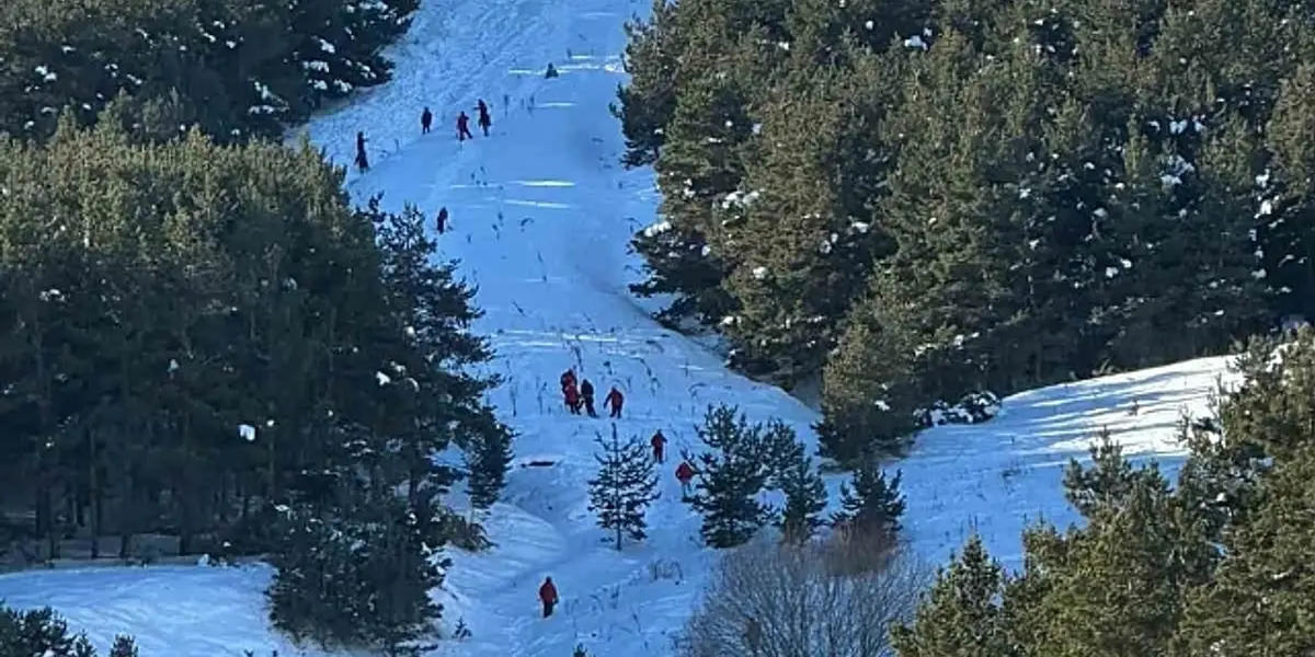 Palandöken Kayak Merkezi'nde Çığ Düştü