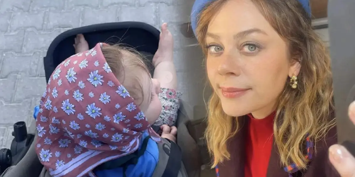 Bahar'ın Yıldızı Demet Evgar Kızı Mavi'nin Yüzünü Gösterdi: "Biblo Gibi"