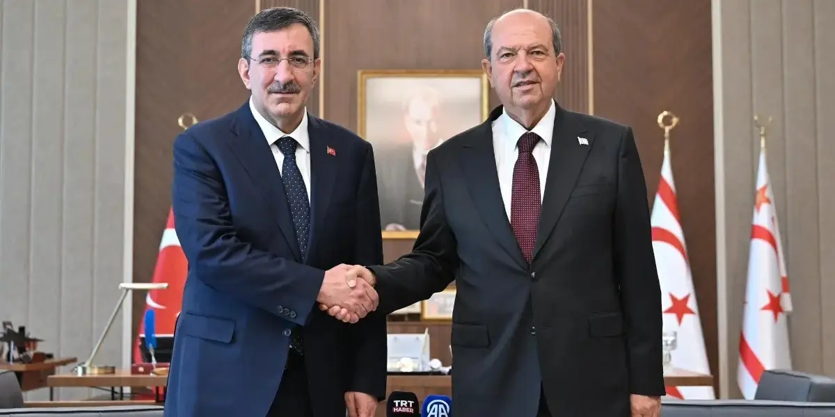 Cevdet Yılmaz, KKTC Cumhurbaşkanı Ersin Tatar ile Görüştü