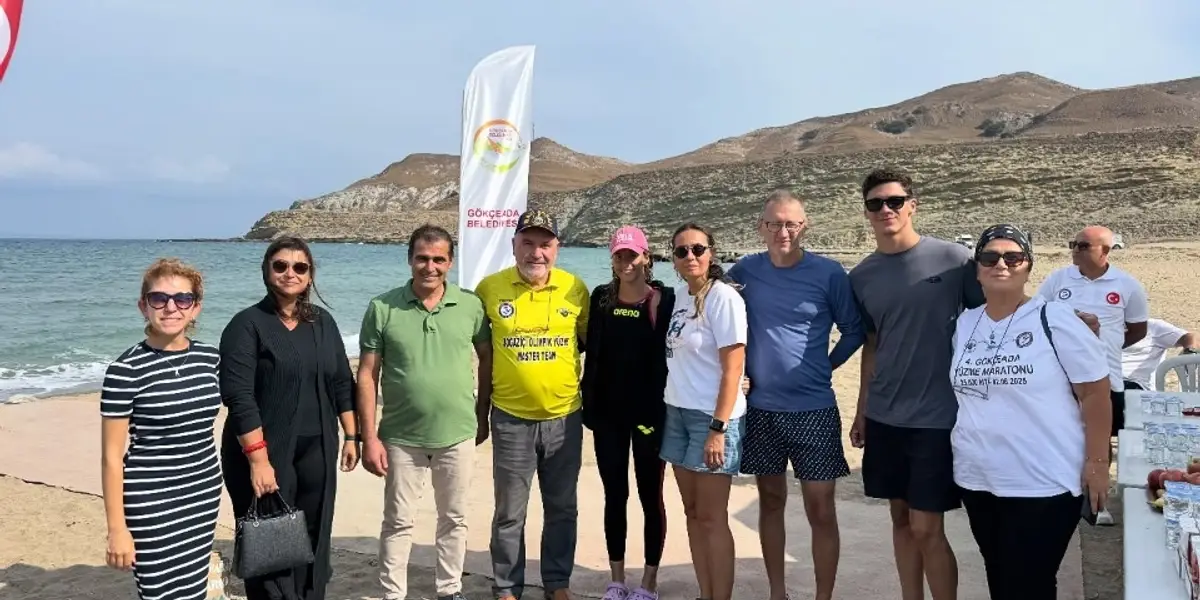Gökçeada 4. Açık Deniz Yüzme Maratonu Tamamlandı