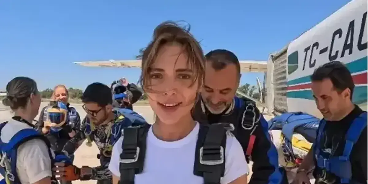 Rabia Soytürk'ten Gökyüzünde Cesaret Dolu Anlar!