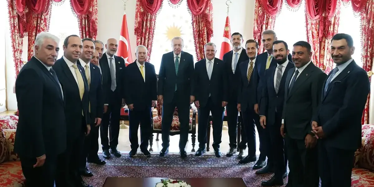 Cumhurbaşkanı Erdoğan Kulüp Başkanlarını Kabul Etti