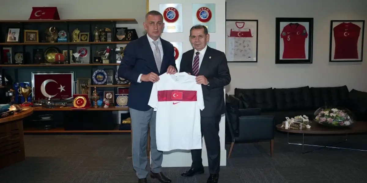 Galatasaray Başkanı Dursun Özbek’ten TFF Başkanı İbrahim Hacıosmanoğlu’na Ziyaret