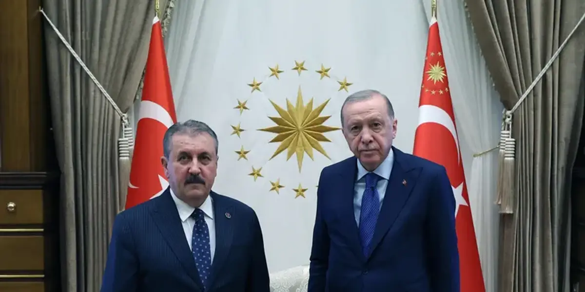 Cumhurbaşkanı Erdoğan, BBP Genel Başkanı Destici'yi Kabul Etti