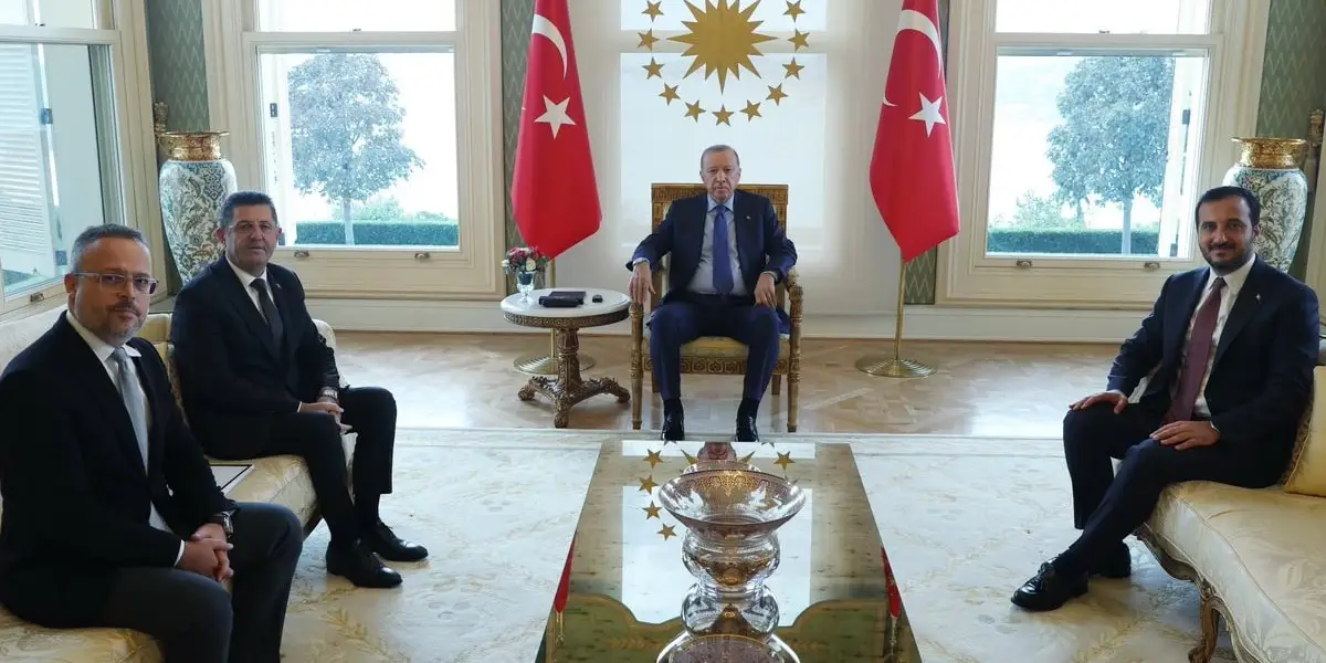 Erdoğan Çekmeköy Belediye Başkanı Orhan Çerkez'i kabul etti