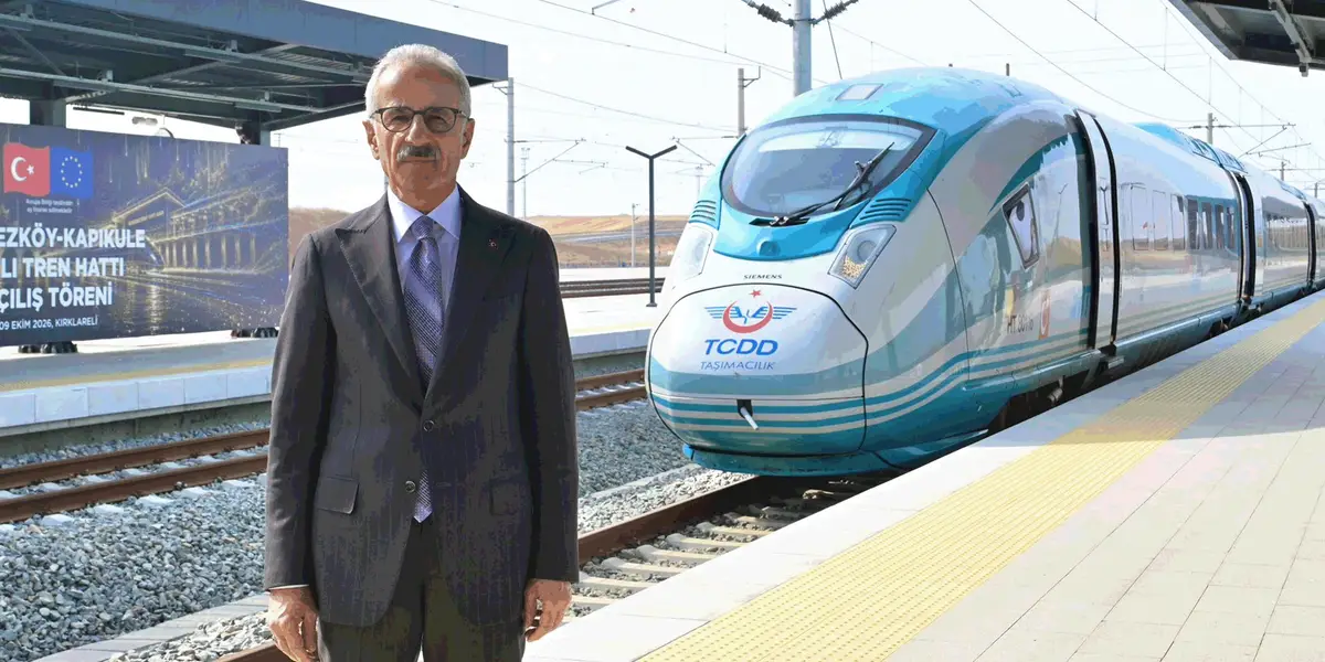 Çerkezköy-Kapıkule Hızlı Tren Hattı Yarın Açılıyor