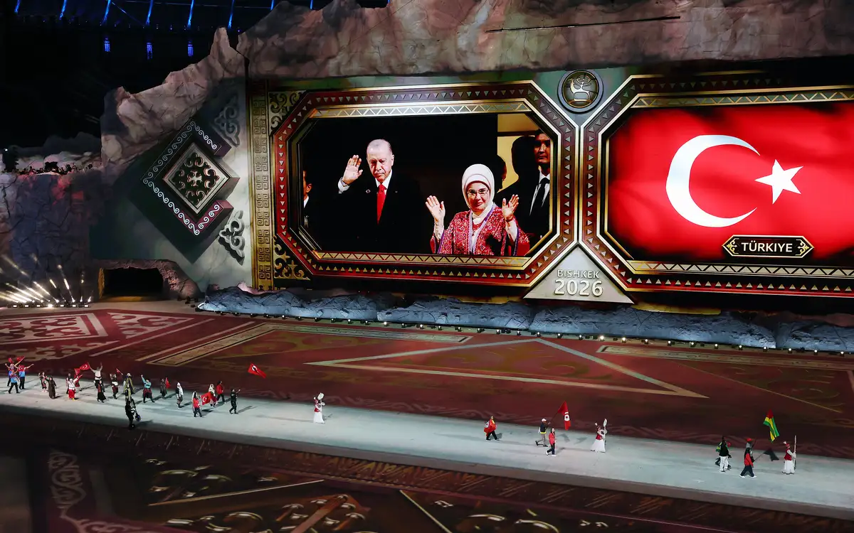 Cumhurbaşkanı Erdoğan, Dünya Göçebe Oyunları açılış törenine katıldı