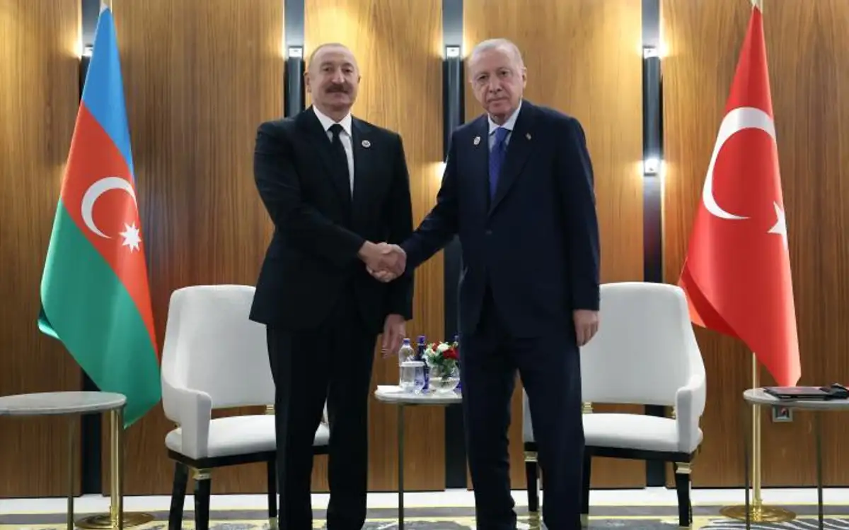 Cumhurbaşkanı Erdoğan, Aliyev ile Görüştü