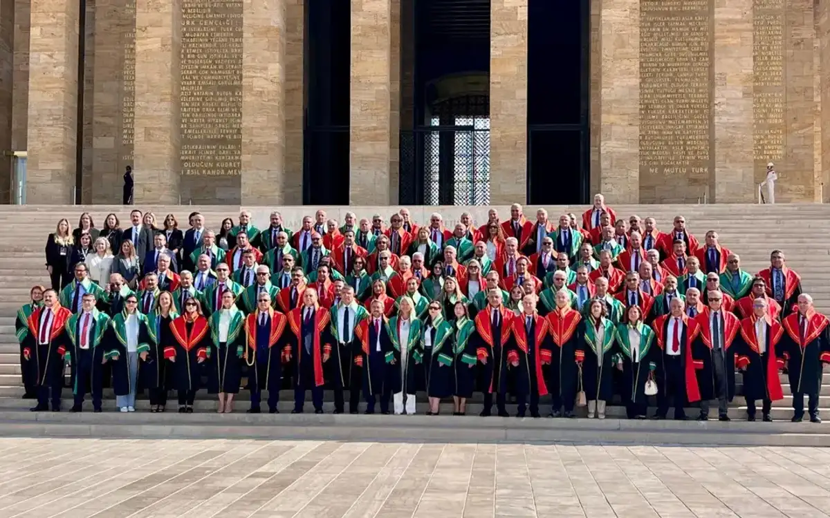 Yargıtay Başkanı Kerkez ve Heyetinden Anıtkabir'e Ziyaret