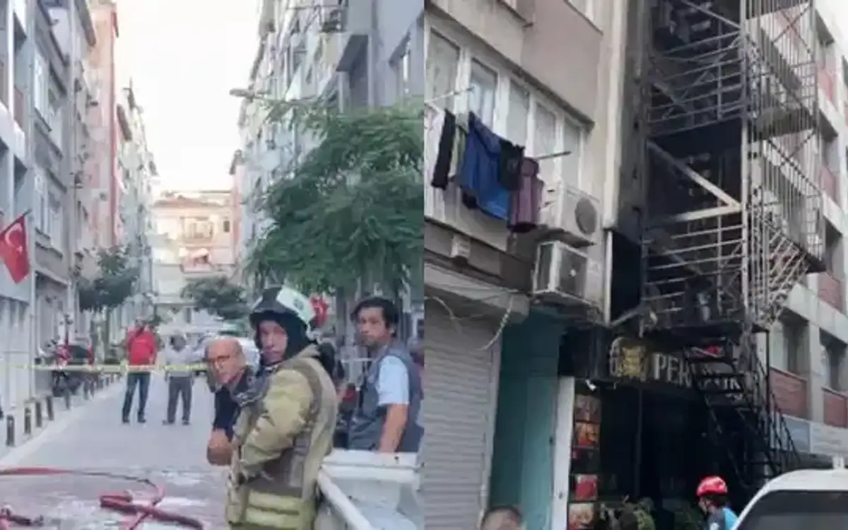 Bakırköy'de Otelde Yangın! 12 Kişi Yaralandı, 7 Kişi Kurtarıldı