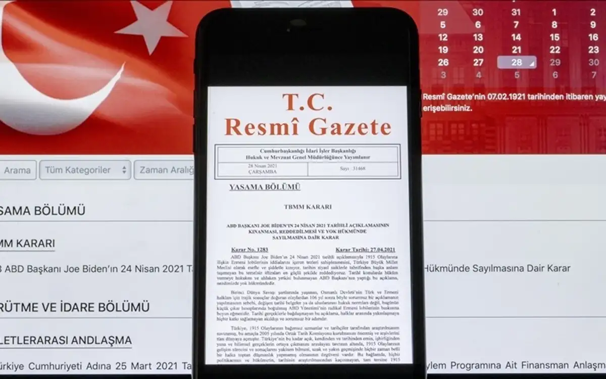 Resmi Gazete'de 6 Eylül 2026 kararları yayımlandı