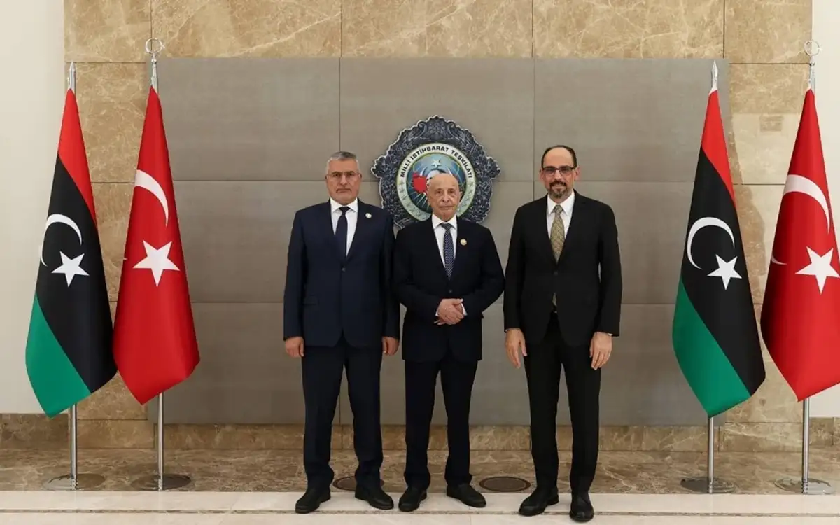 MİT Başkanı Kalın Libya Meclisi ve Konsey Başkanlarıyla Görüştü