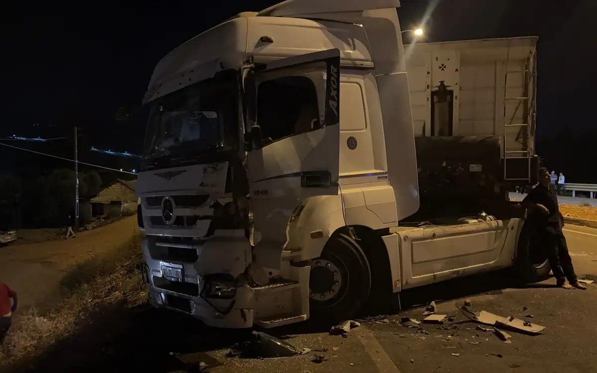 Cilvegözü'nde tır şoförleri kaza sonrası kavgaya tutuştu