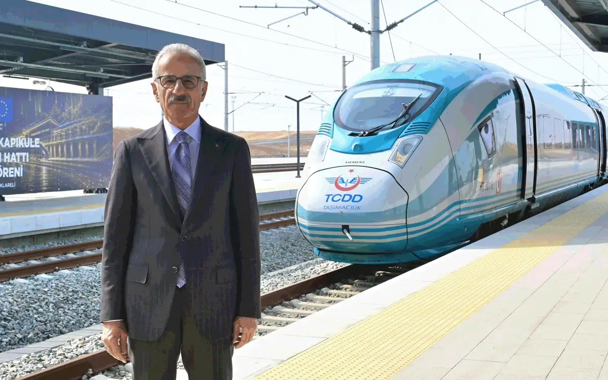 Çerkezköy-Kapıkule Hızlı Tren Hattı Yarın Açılıyor