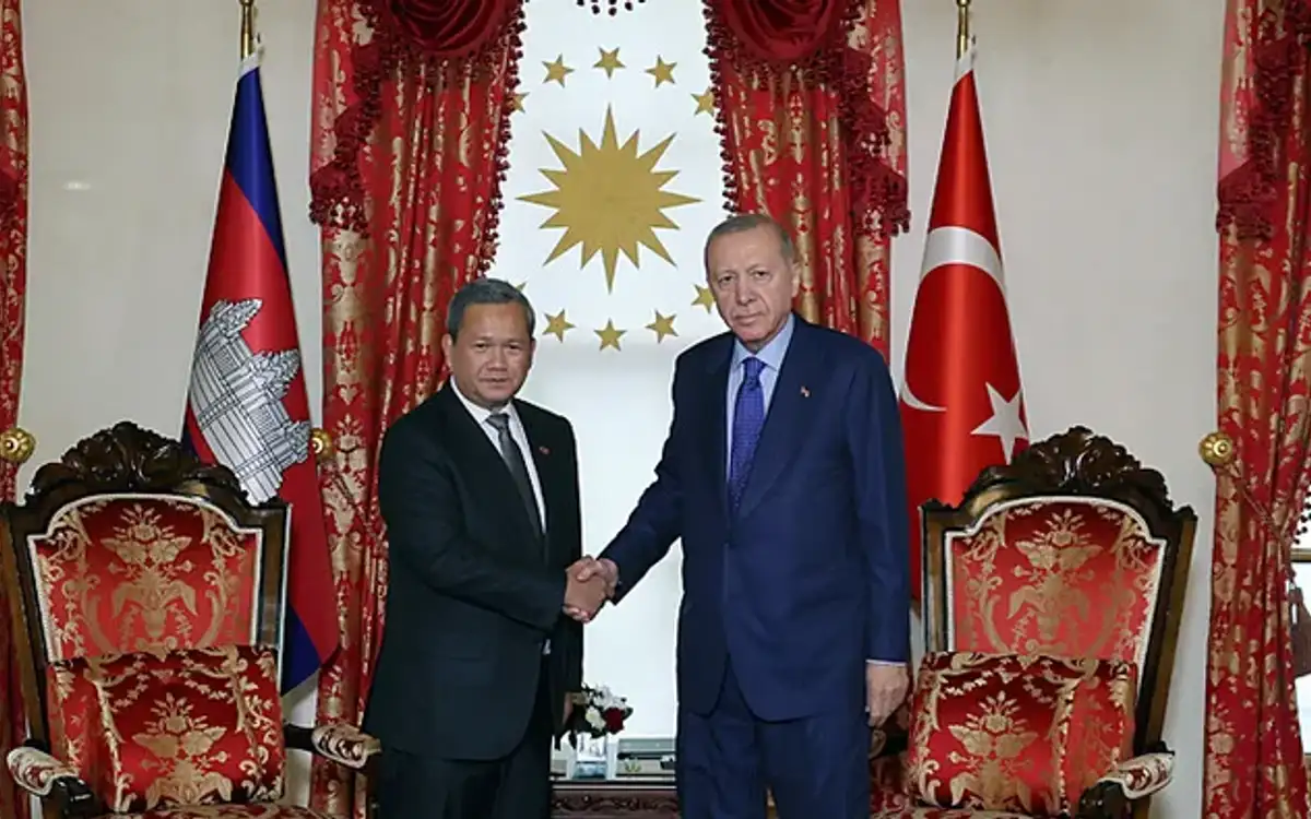 Cumhurbaşkanı Erdoğan, Kamboçya Başbakanı Manet'i Kabul Etti