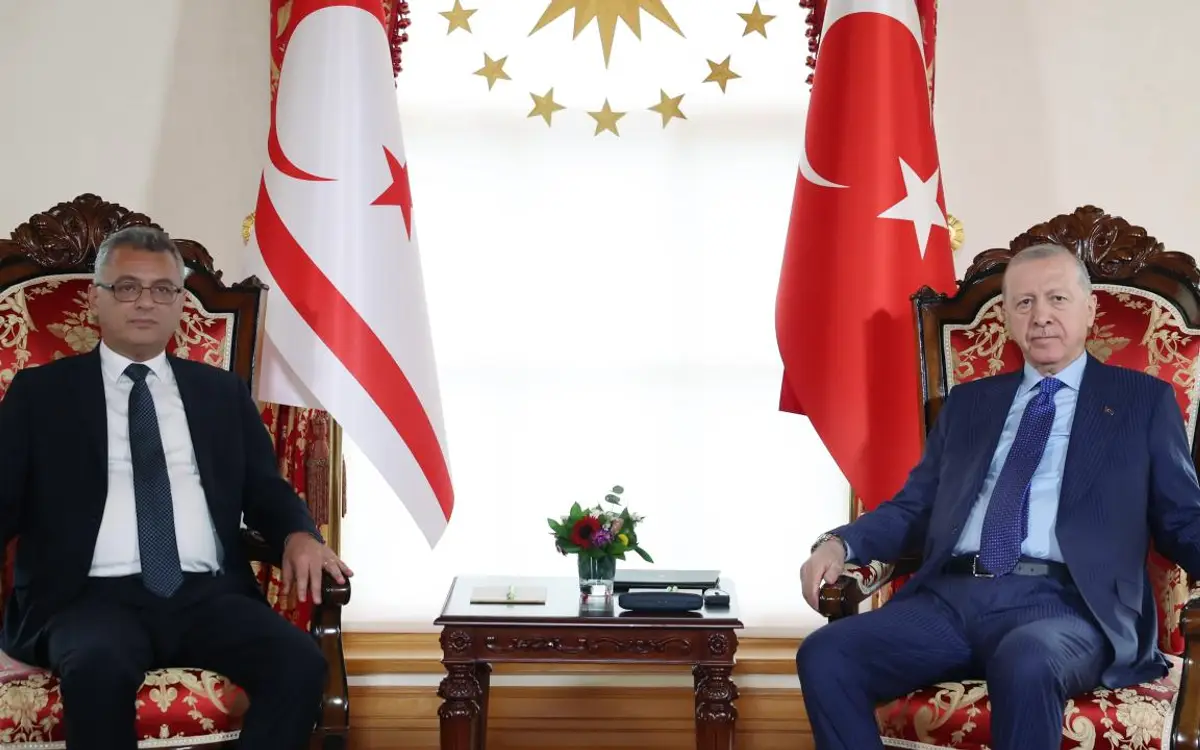 Cumhurbaşkanı Erdoğan, KKTC Cumhurbaşkanı Erhürman ile telefonda görüştü