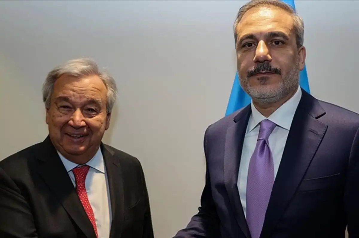 Bakan Fidan, BM Genel Sekreteri Guterres ile Bir Araya Geldi
