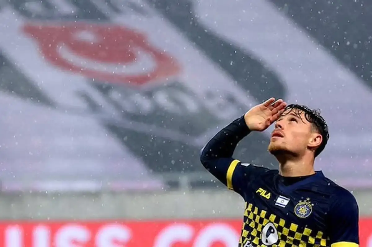 Beşiktaş-Maccabi Tel Aviv maçında asker selamı vermişti! TFF, İsrailli futbolcuyu UEFA'ya şikayet etti
