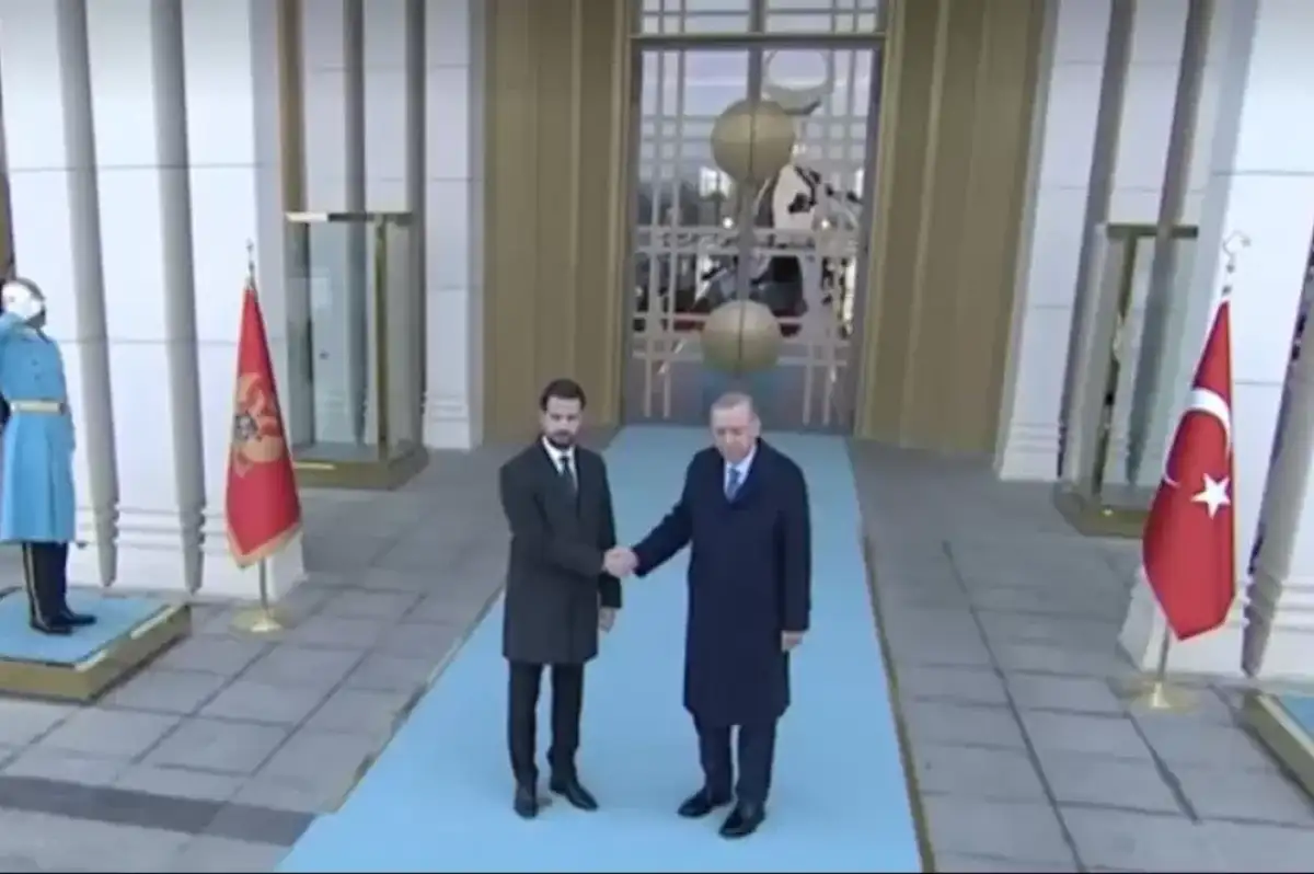 Cumhurbaşkanı Erdoğan, Karadağ Cumhurbaşkanı Milatoviç’i Beştepe’de Resmi Törenle Karşıladı