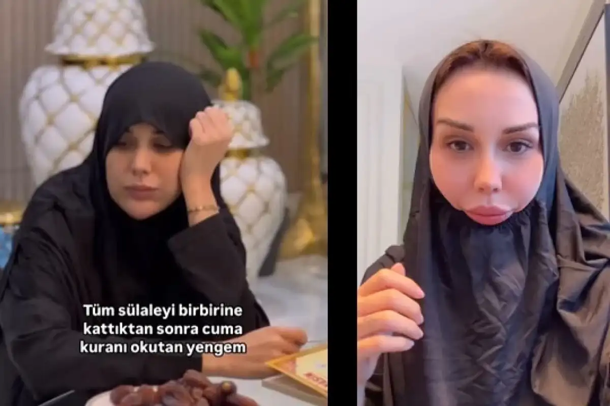 Dilan Polat Bu Kez Dini Değerleri Sömürmeye Kalktı! Çarşafa Girdi, Namaz Kıldı, İlahi Dinledi