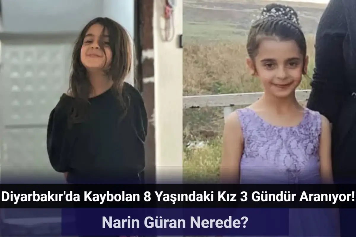 Diyarbakır'da Kaybolan 8 Yaşındaki Narin Güran İçin Arama Çalışmaları Devam Ediyor