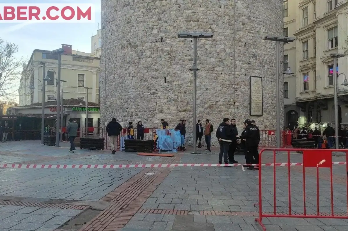 Galata Kulesi'nde kan donduran olay! 19 yaşındaki genç hayatını kaybetti