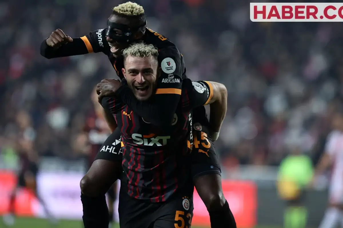 Galatasaray, Sivasspor'dan 3 Puanı Kaptı
