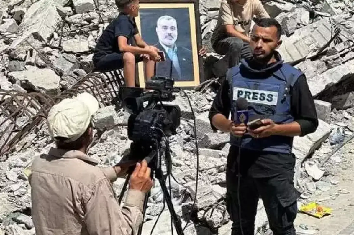 Haniye'nin Şehit Edilmesini Haber Yapan Gazeteciler De Şehit Edildi