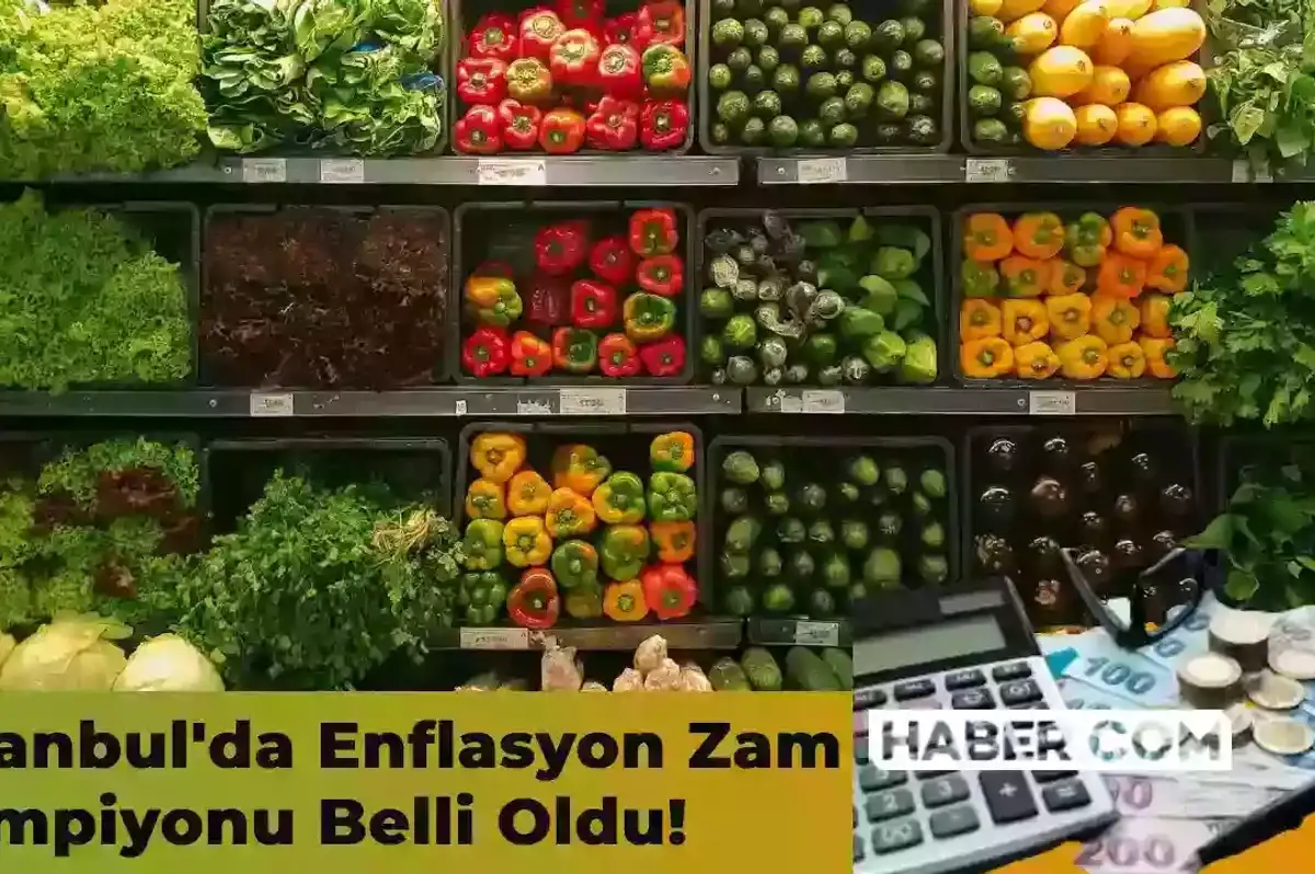 İstanbul’da Haziran Enflasyon Oranları Belli Oldu! İşte, İstanbul’un Zam Şampiyonu