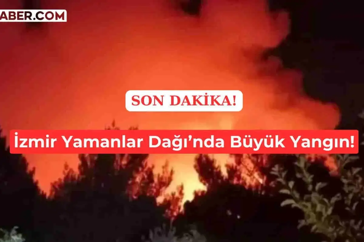 İzmir Yamanlar Dağı'nda Yeni Orman Yangını: Havadan ve Karadan Müdahale