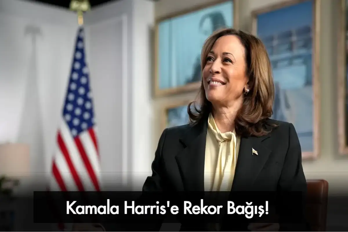 Kamala Harris 500 Milyon Dolar Rekor Bağış Topladı