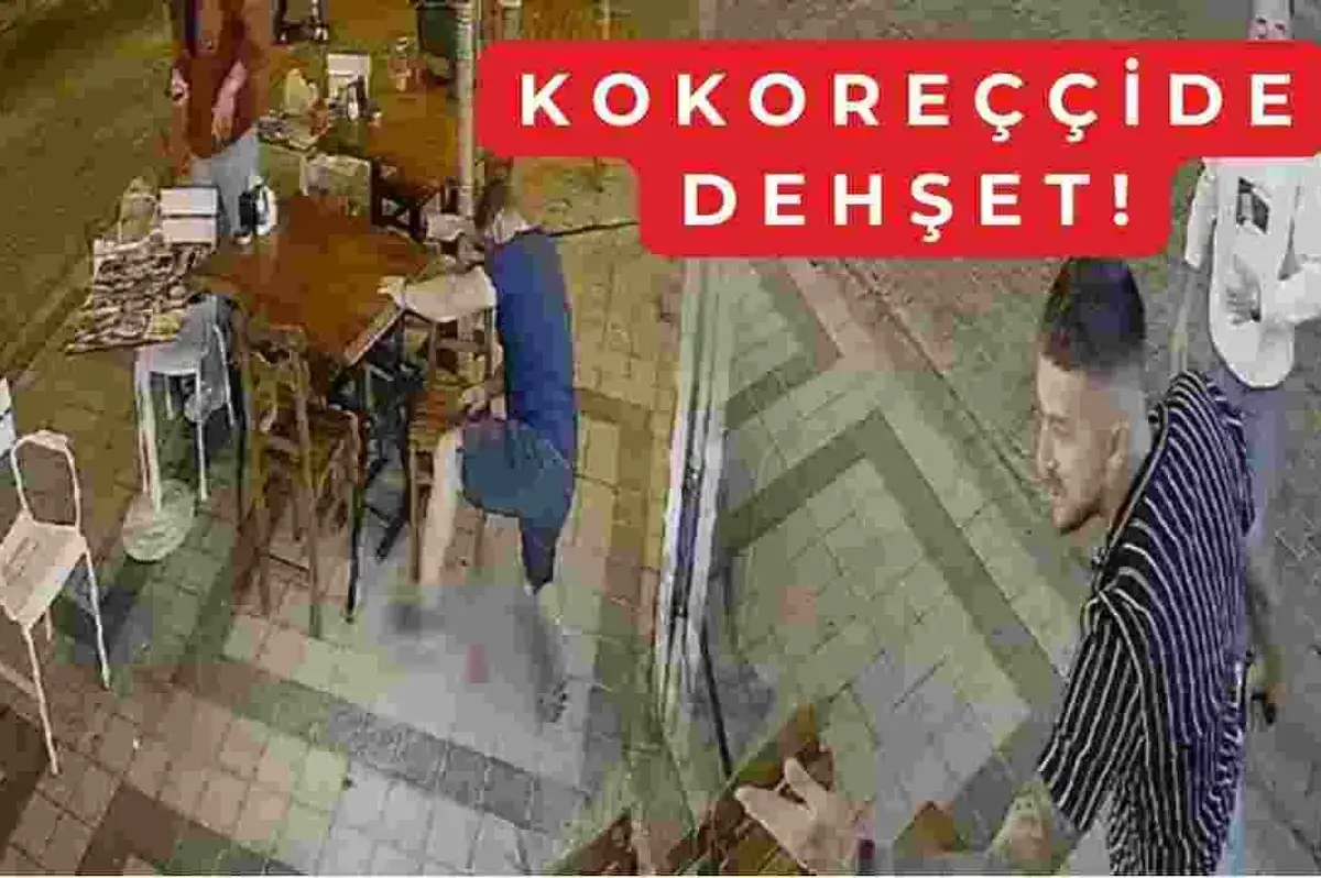 Kokoreççide Müşterilerin Gözü Önünde Dehşet Anları Yaşandı!