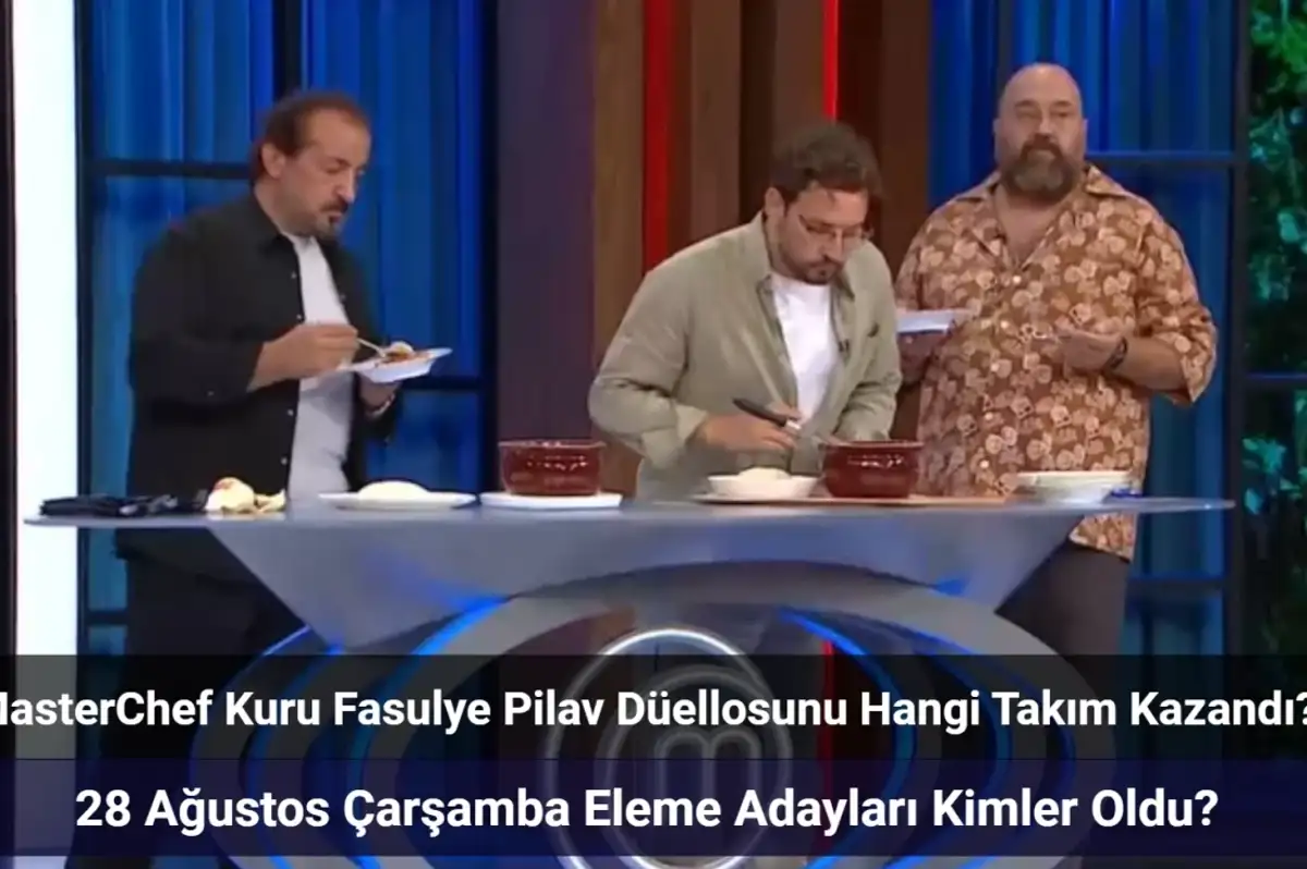 MasterChef Kuru Fasulye Pilav Düellosunu Hangi Takım Kazandı? Eleme Adayları Kimler Oldu?