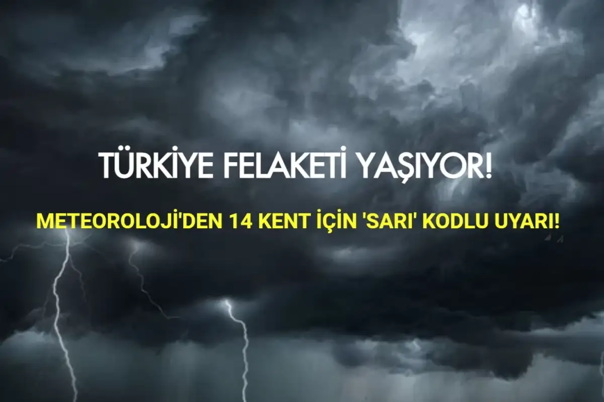 Meteoroloji Uyarmıştı: Birçok İlde Felaket Yaşandı!