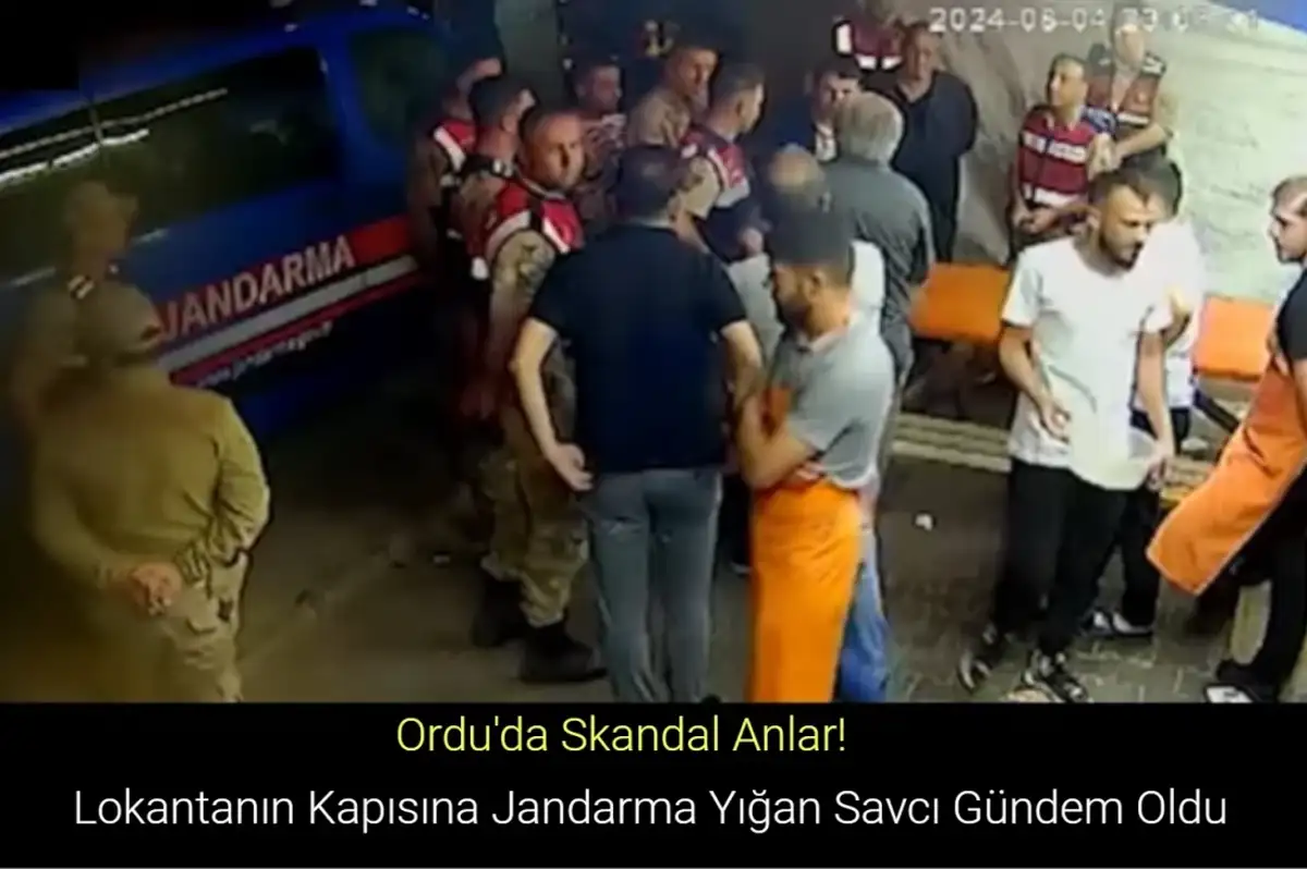Ordu'da Savcı Kendisini Bekleten Lokantanın Kapısına Jandarmayla Dayandı!