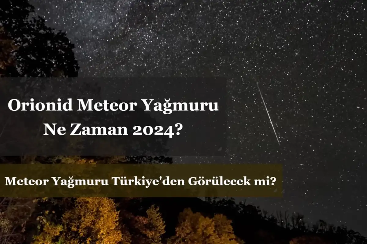 Orionid Meteor Yağmuru Ne Zaman 2024? Meteor Yağmuru Türkiye'den Görülecek mi?