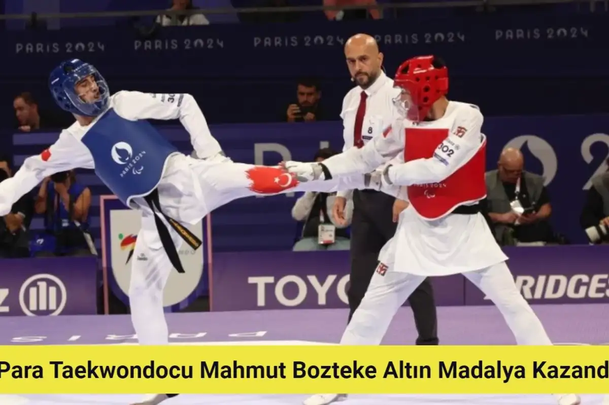 Para Taekwondocu Mahmut Bozteke Altın Madalya Kazandı