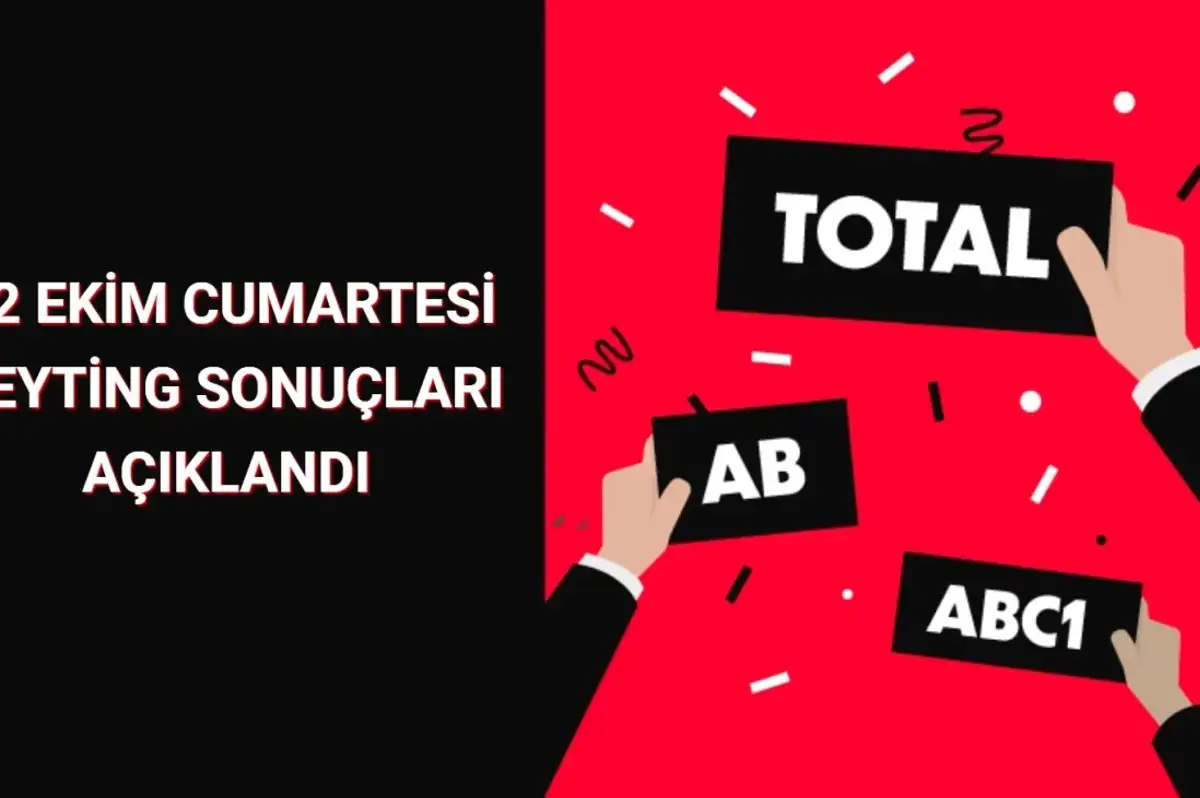 Reyting Sonuçları 12 Ekim 2024 Cumartesi: Dünün Reyting Birincisi Kim Oldu?