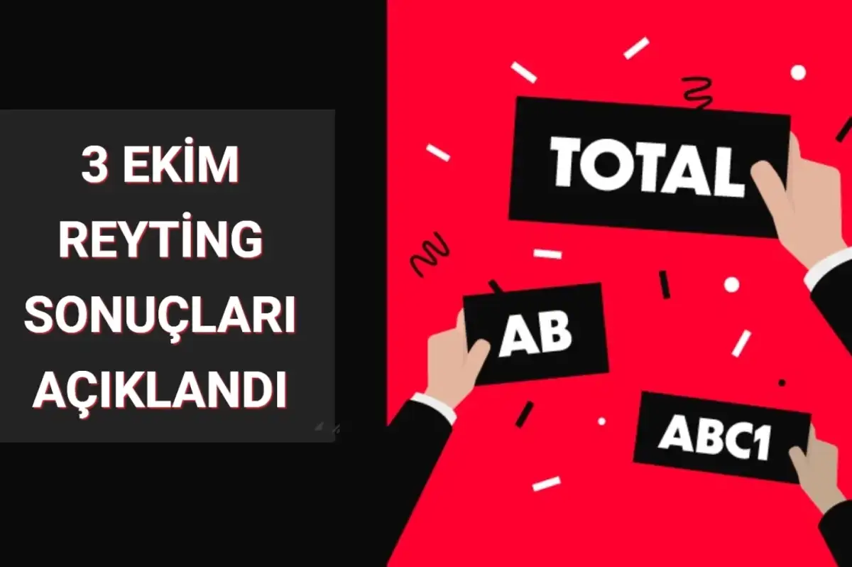 Reyting Sonuçları 3 Ekim 2024 Perşembe: Dünün Reyting Birincisi Kim Oldu?