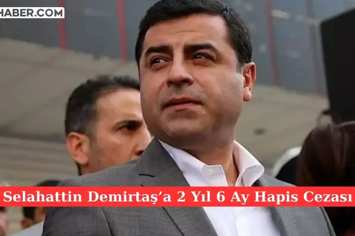 Selahattin Demirtaş'a Cumhurbaşkanına Hakaret Suçundan Hapis Cezası