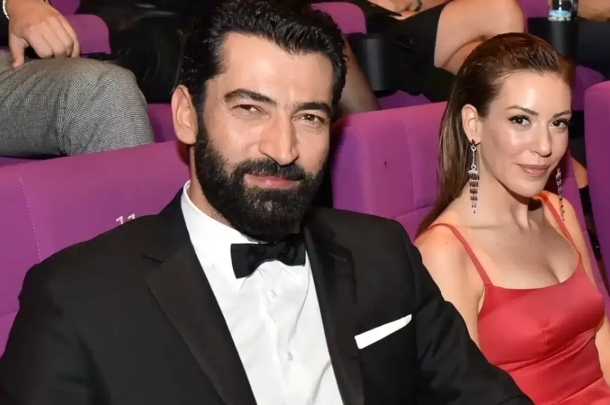 Sinem Kobal'dan Eşi Kenan İmirzalıoğlu'na Romantik Öpücük