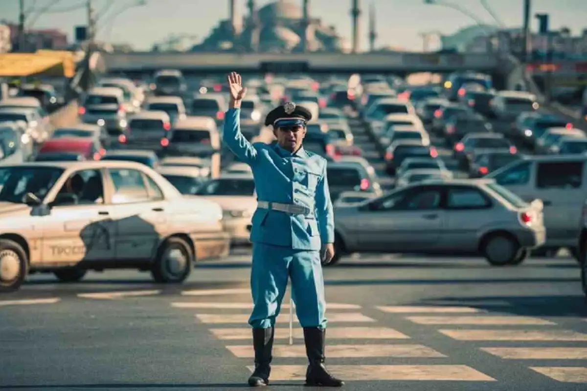 Sivil Polis Kendisine Yol Vermeyen Sürücüye Silah Çekti