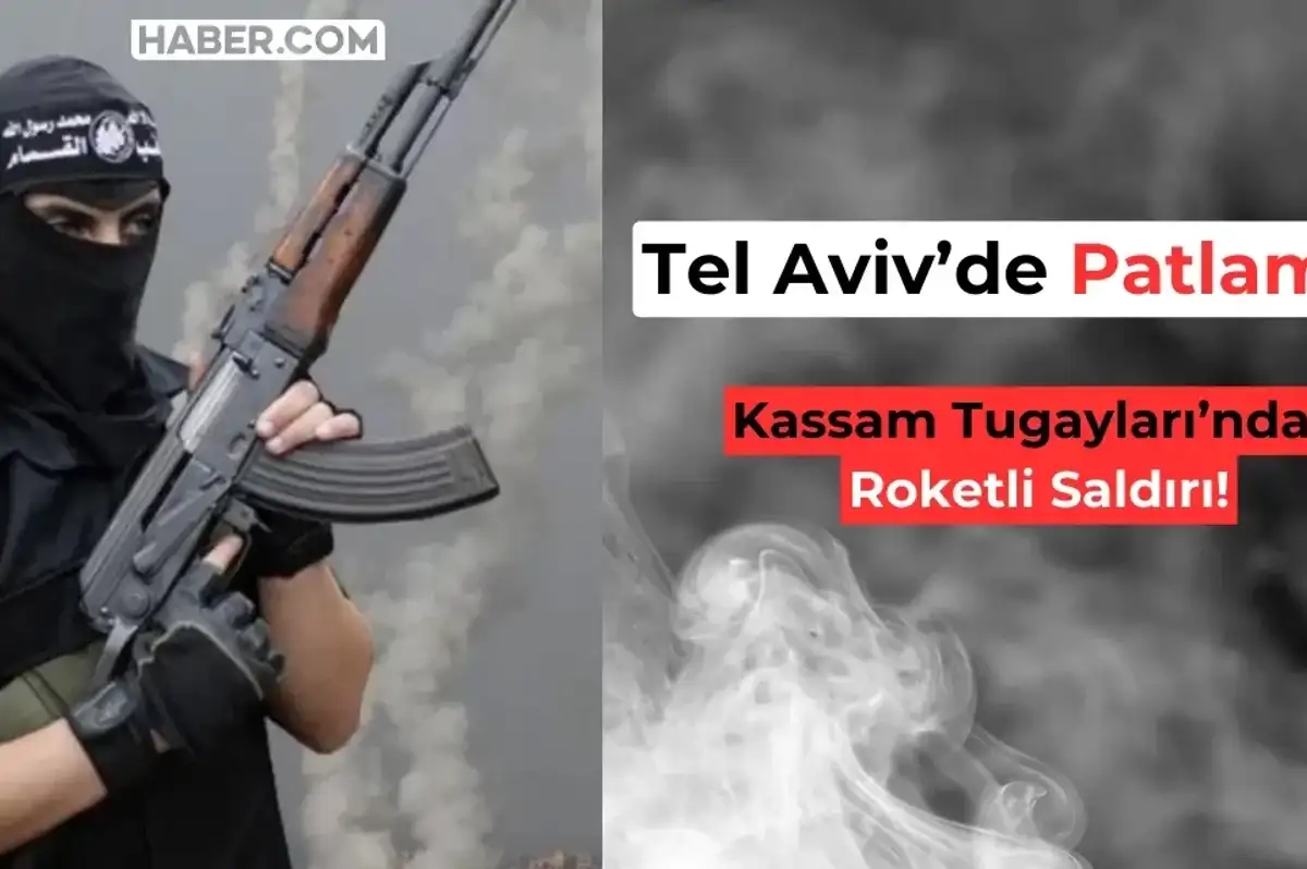 Tel Aviv'de Patlama Sesleri Duyuldu! Hamas'tan İsrail'e İki Roketli Saldırı
