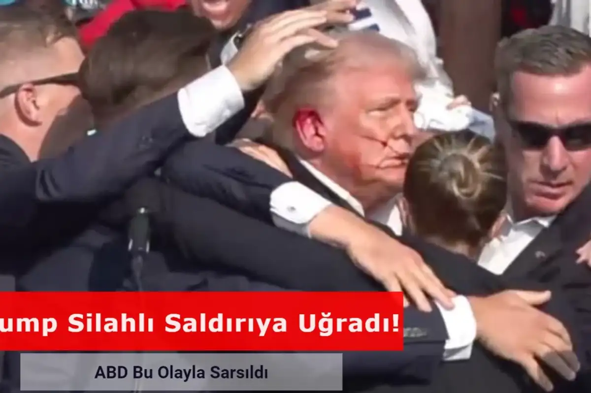 Trump'a Miting Sırasında Saldırı Düzenlendi! Kanlar İçinde Kaldı...