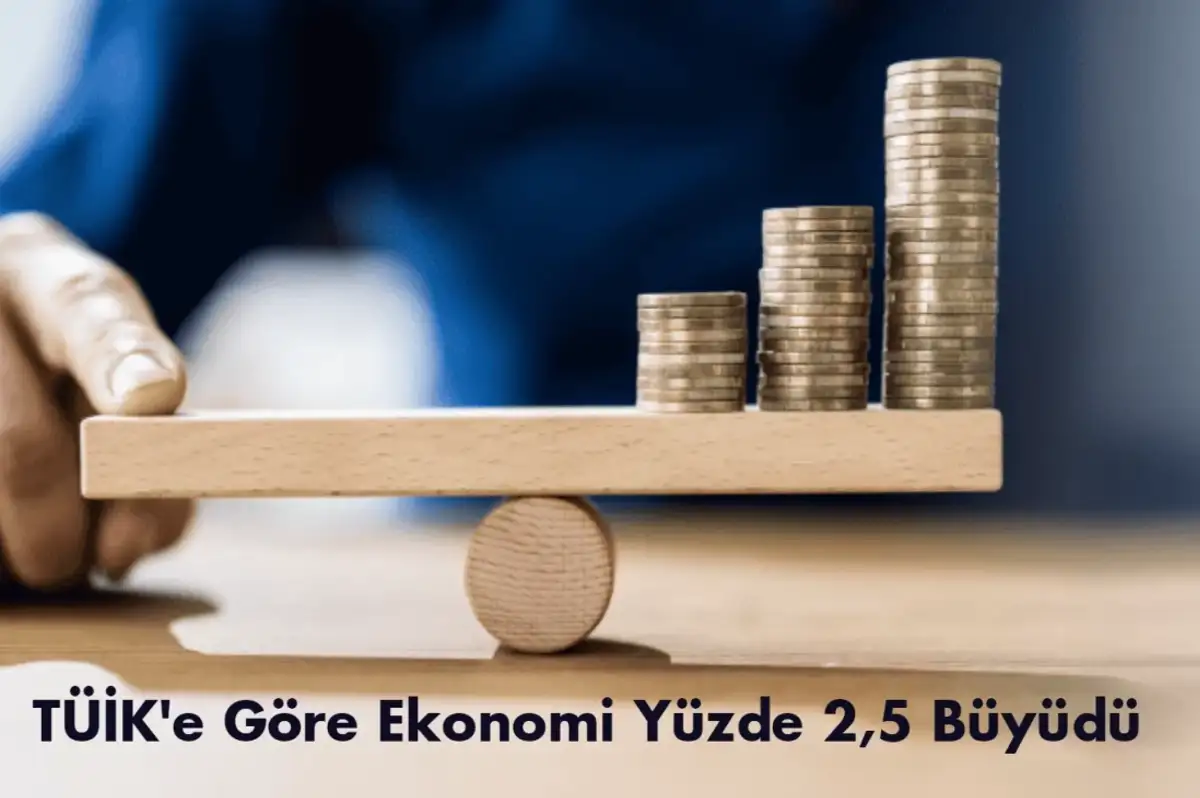 TÜİK'e Göre Ekonomi Yüzde 2,5 Büyüdü
