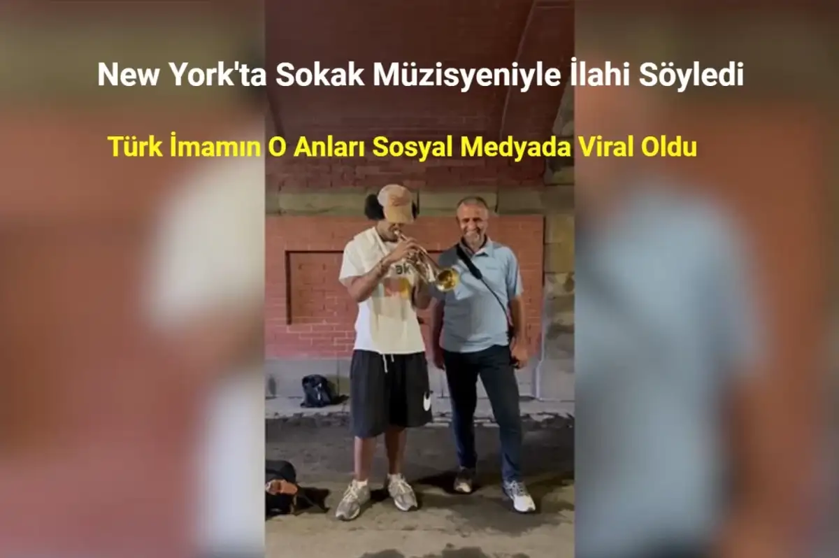 Türk İmam ABD'de Sokak Müzisyenleriyle İlahi ve Kaside Seslendirdi